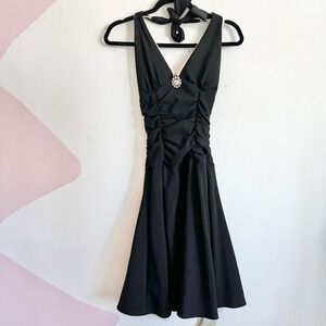 Y2K Halter Cocktail Dress,‎ Formal Dress, Goth, Fairycore, Prom, Vintage